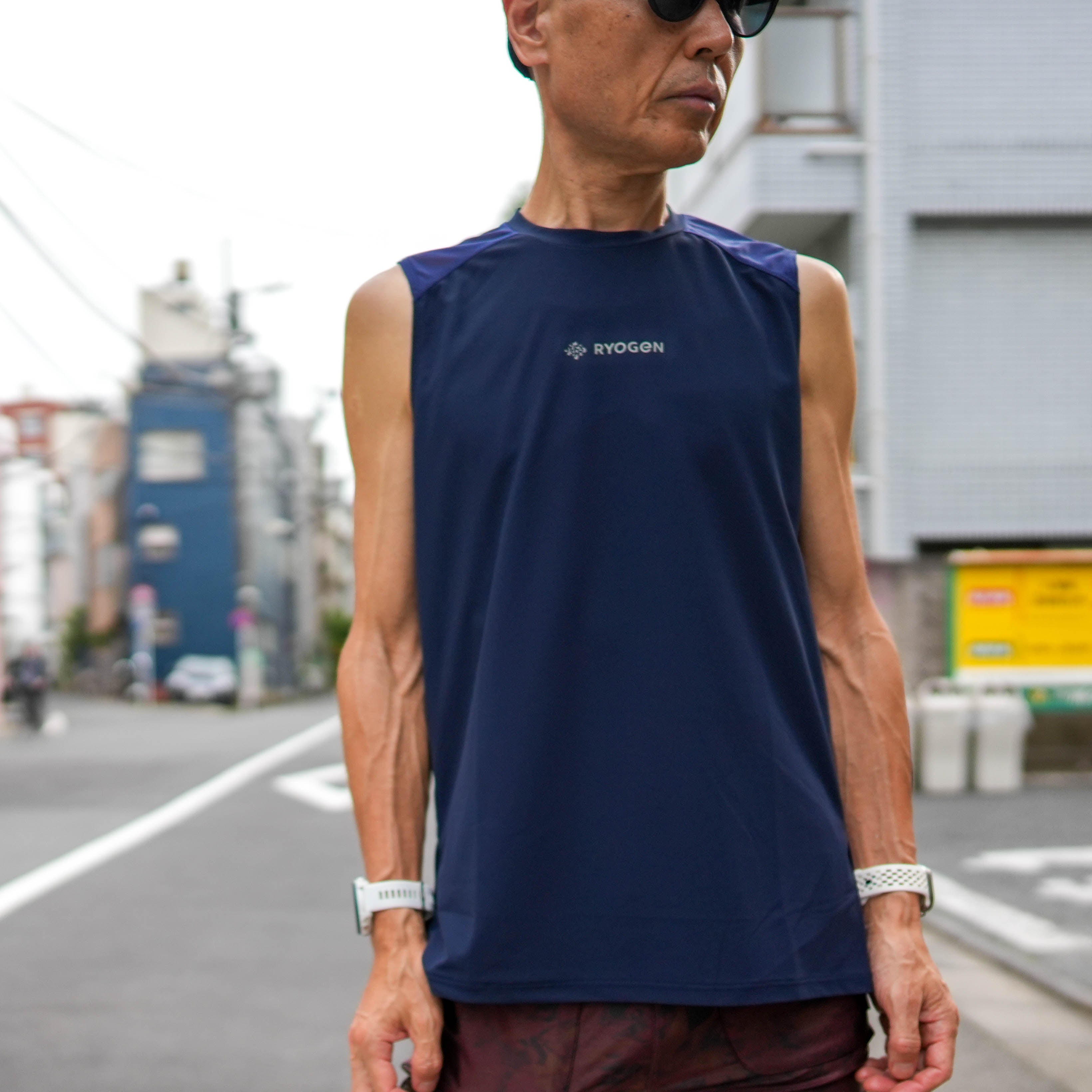 RYOGEN ONEDAY SLEEVELESS NAVY【M】 ONEDAY SLEEVELESS NAVY – CONNECTED
