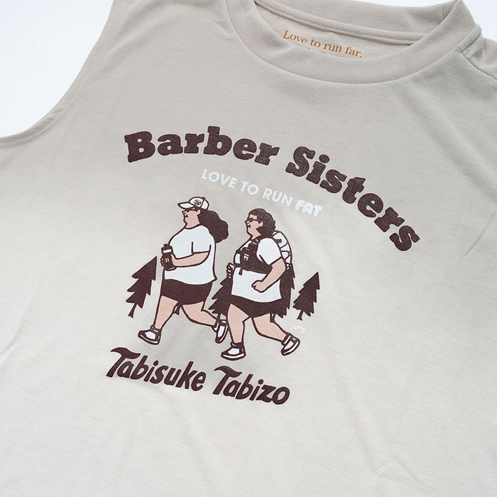 T2 Basic Sleeveless / Barber Sisters（Beige）