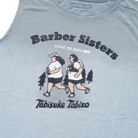 T2 Basic Sleeveless / Barber Sisters（Blue Gray）