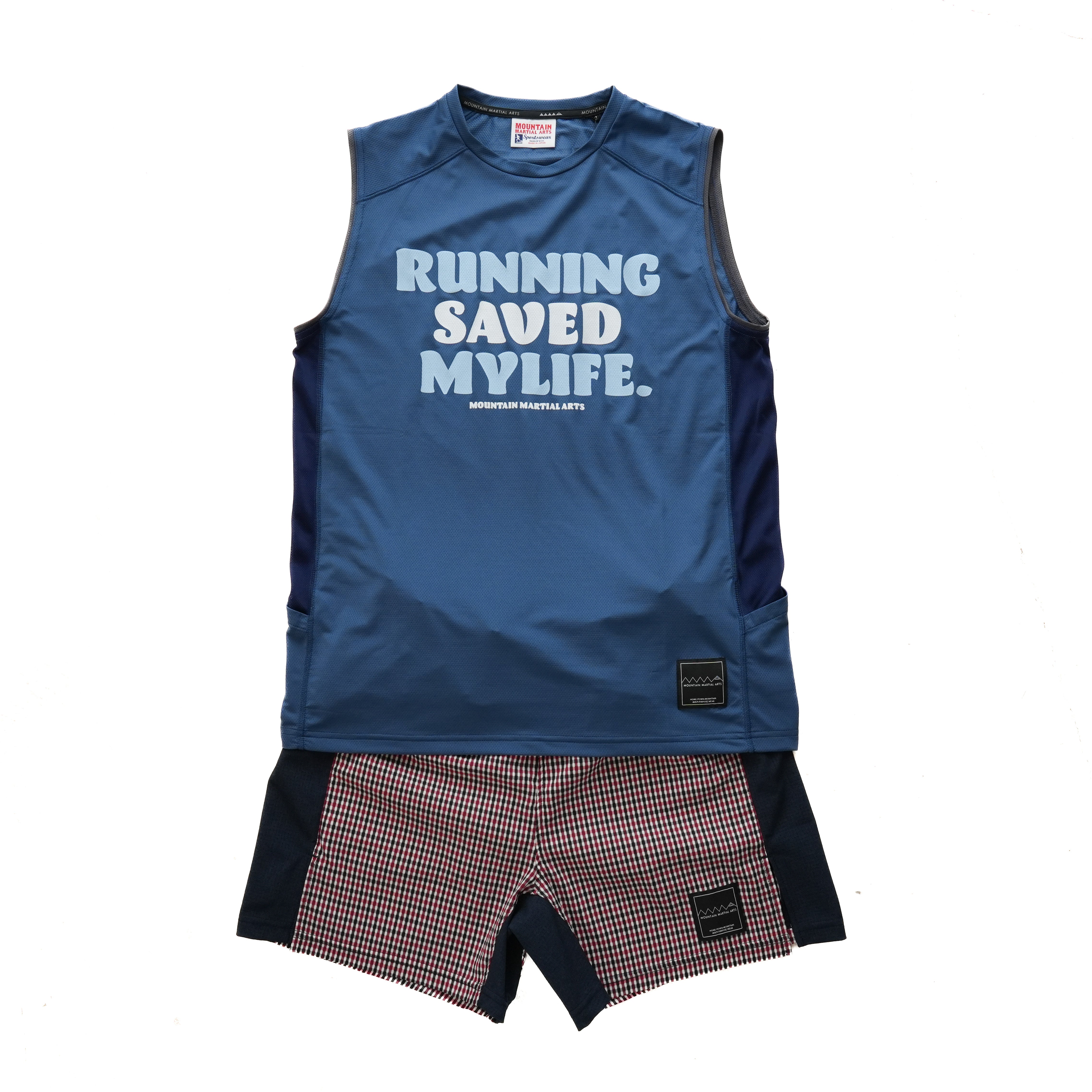 MMA Side Graphic Run Shorts V3 Red Check – CONNECTED