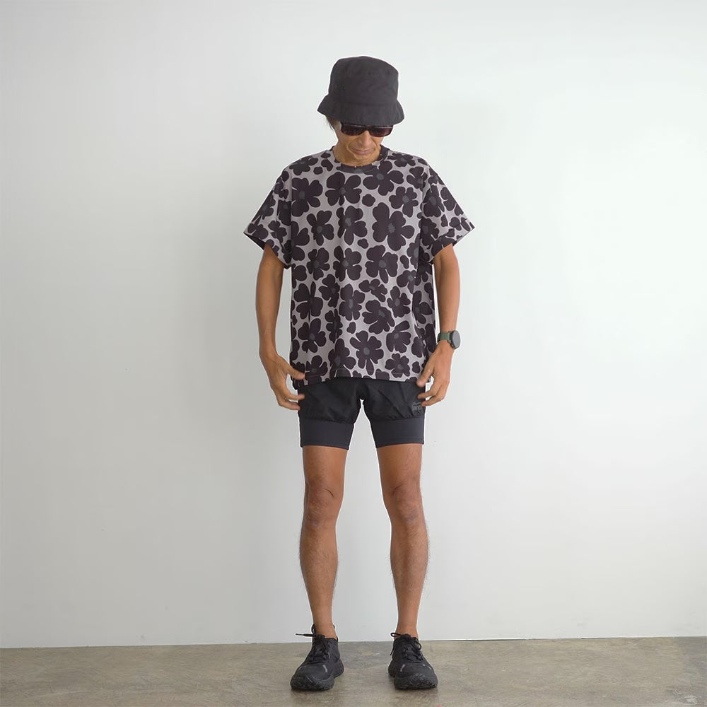 FLOWER GATHERING T-SHIRT - BEIGE-