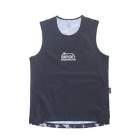 FLOWER NOSLEEVE - BLACK -