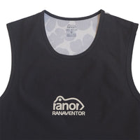 FLOWER NOSLEEVE - BLACK -