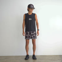 FLOWER NOSLEEVE - BLACK -