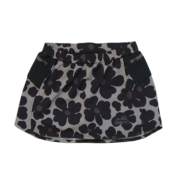 FLOWER SKIRT - BEIGE -