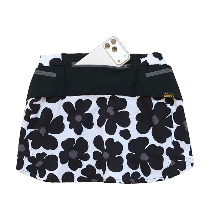 FLOWER SKIRT - WHITE -