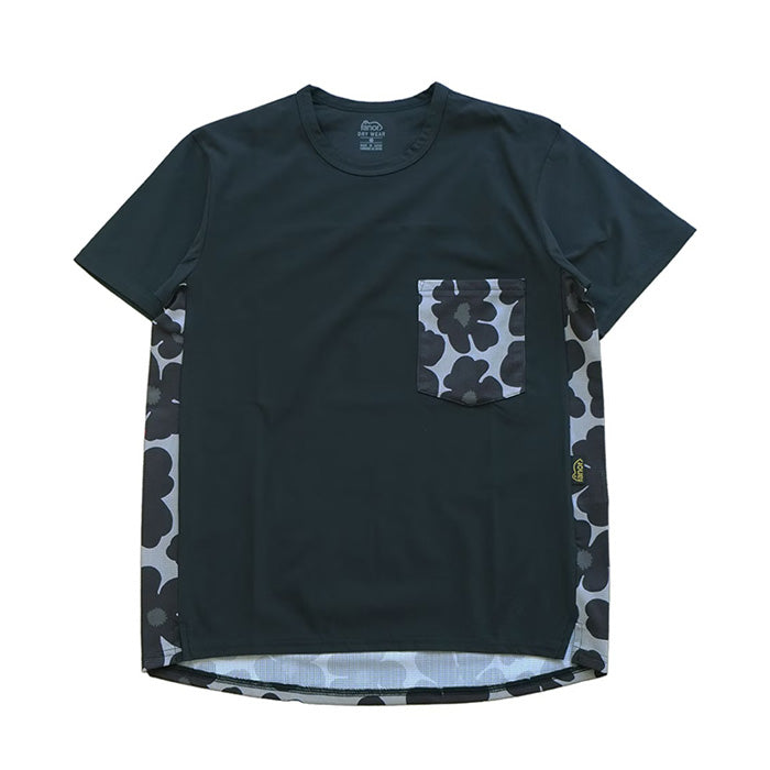 FLOWER T-SHIRT - BLACK -