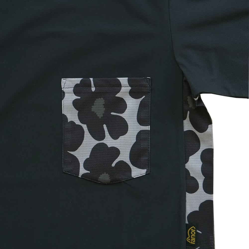 FLOWER T-SHIRT - BLACK -