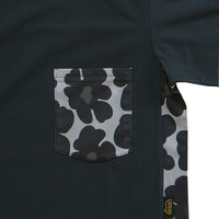 FLOWER T-SHIRT - BLACK -