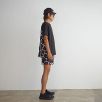 FLOWER T-SHIRT - BLACK -