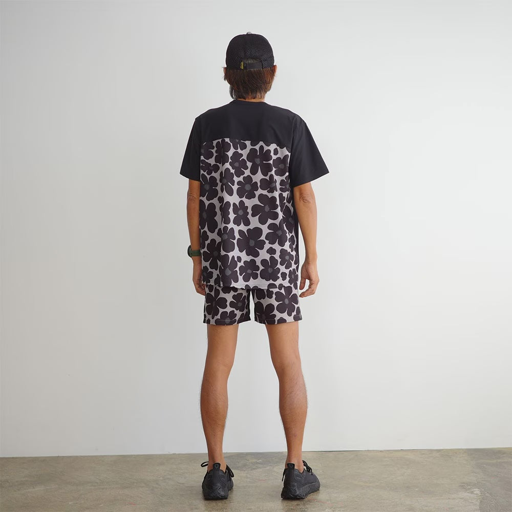 FLOWER T-SHIRT - BLACK -