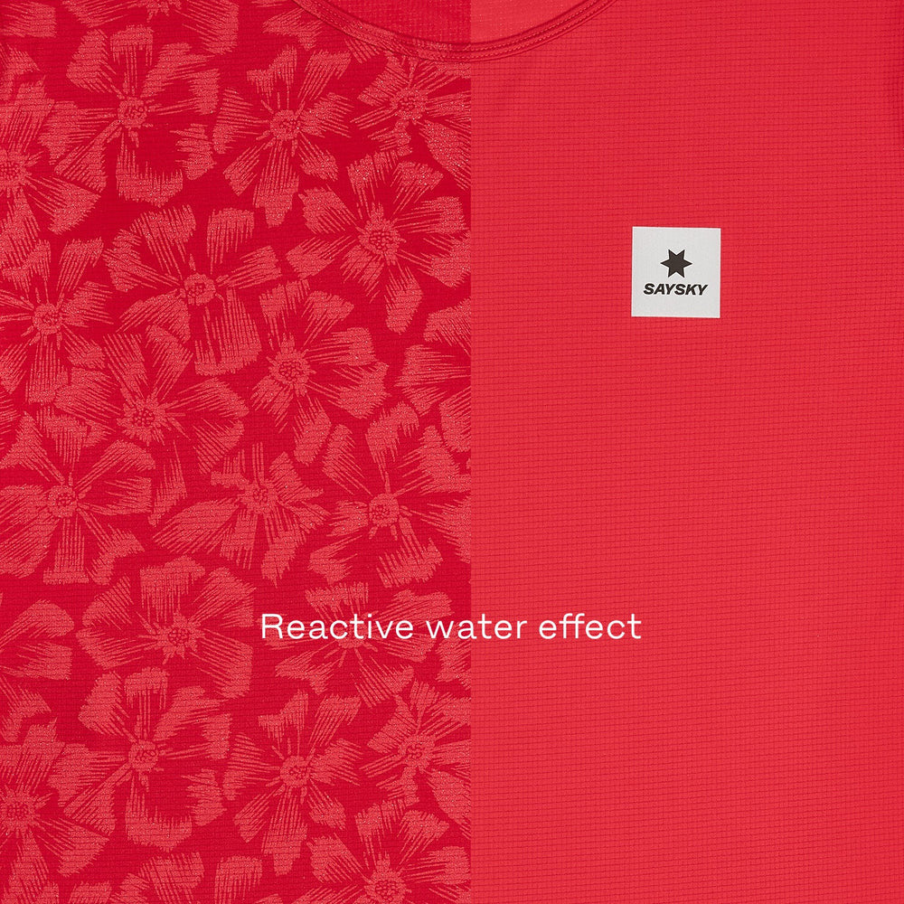 レースシングレット Reactive Flow Singlet - Red Aop [メンズ