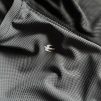 F&M AeroFlow Tee - CH×BK チャコール×ブラック