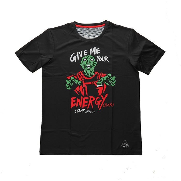 STAMP GRAPHIC RUN TEE (GIVE ME YOUR ENERGY (BAR))