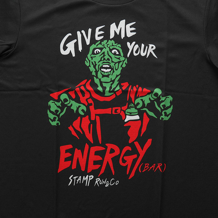 STAMP GRAPHIC RUN TEE (GIVE ME YOUR ENERGY (BAR))