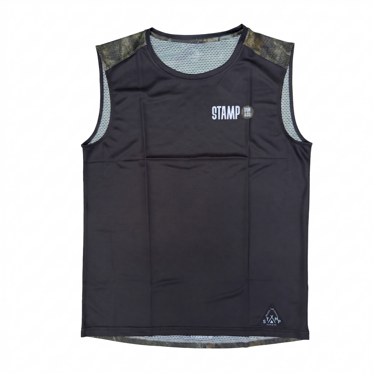 STAMP GRAPHIC TANK (BLACK / REAL TREE CAMO)