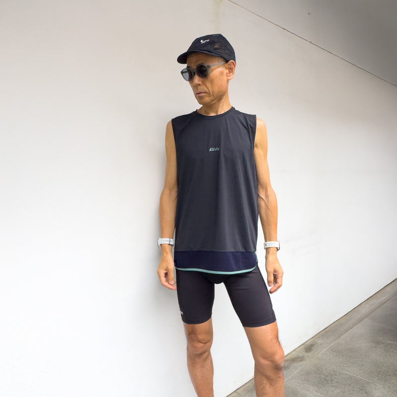 Ventilate Aero Top Sleeve_less :Black