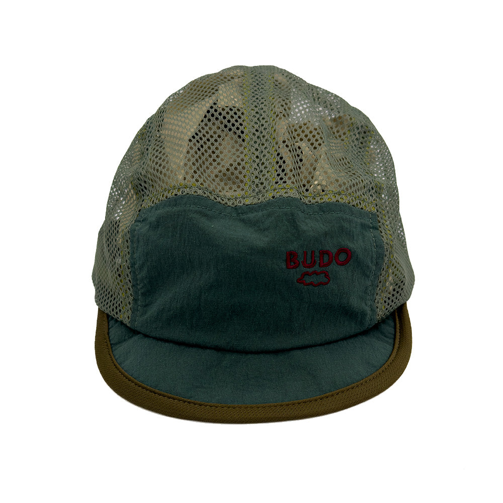 SHORT SOFT BRIM DRY CAP BIRDGREEN × KHAKI