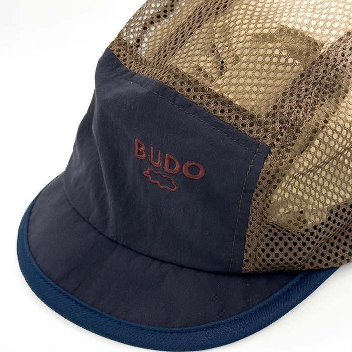 SHORT SOFT BRIM DRY CAP BROWN×NAVY