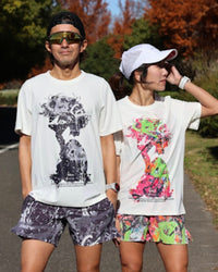 ユニセックス　ランニングTシャツ【J-1051/WHTPNK】