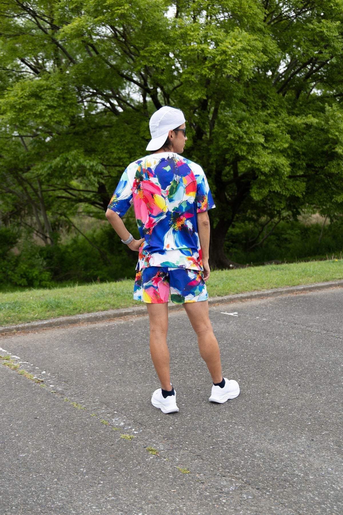 ユニセックス　ランニングTシャツ【J-1054/WHT】