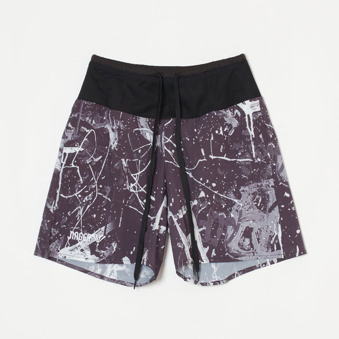 ユニセックス マルチポケット付きランニングパンツ【J-2075/BLK】