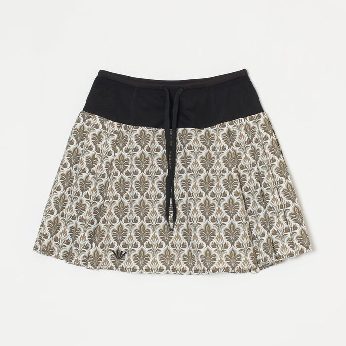 ウィメンズ　マルチポケット付きランニングプリーツスカート【J-2077/WHT】