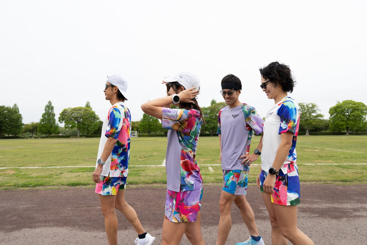 ユニセックス マルチポケット付きランニングパンツ【J-2080/WHT】