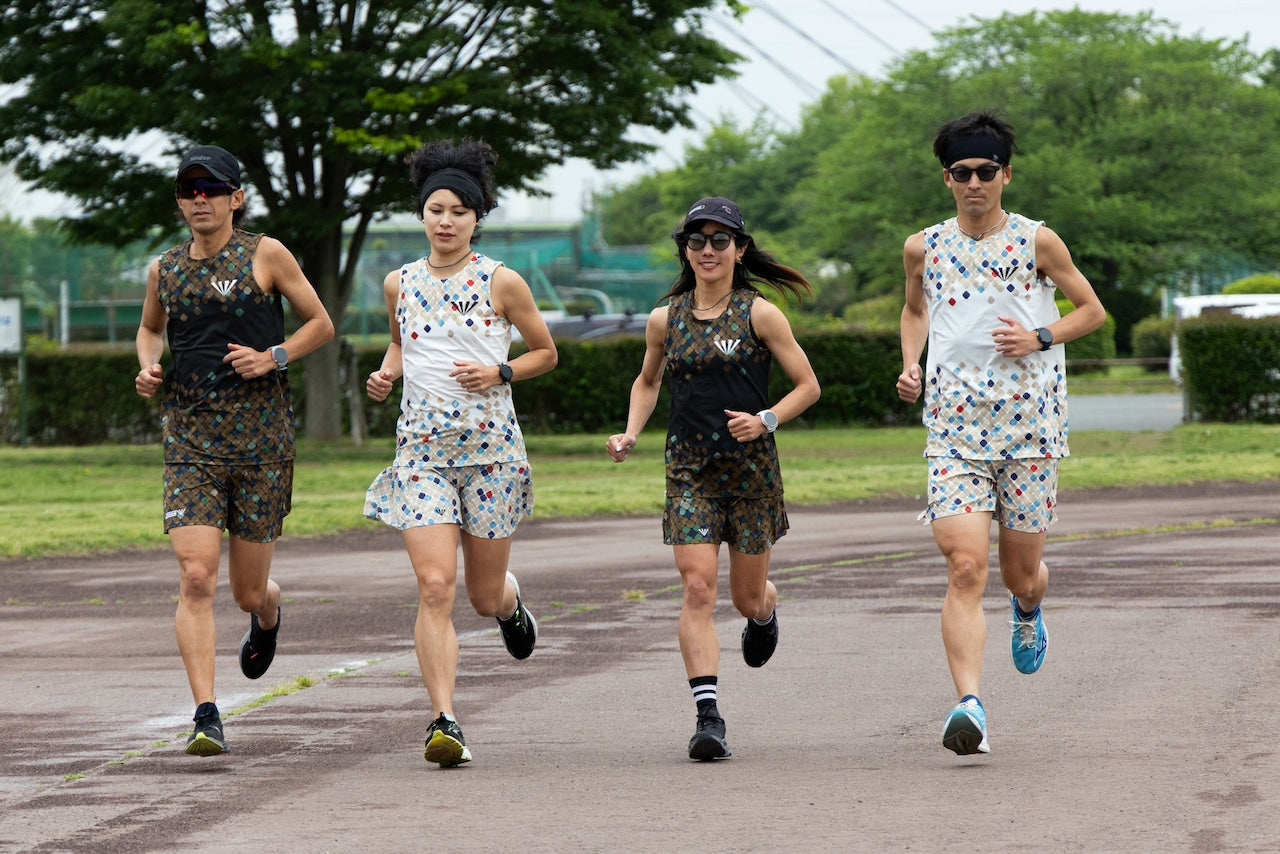 ユニセックス マルチポケット付きランニングパンツ【J-2081/BRN