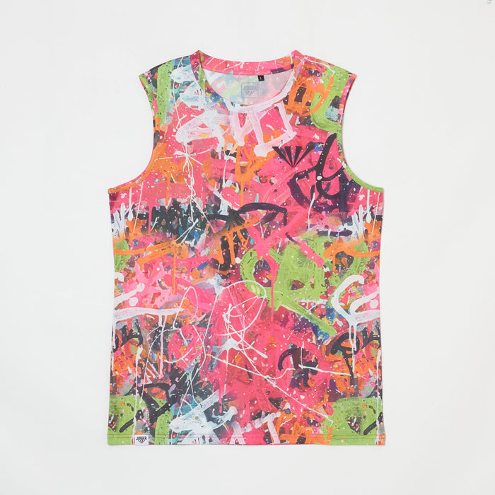 メンズ　ノースリーブシャツ【JM-6030/PNK】