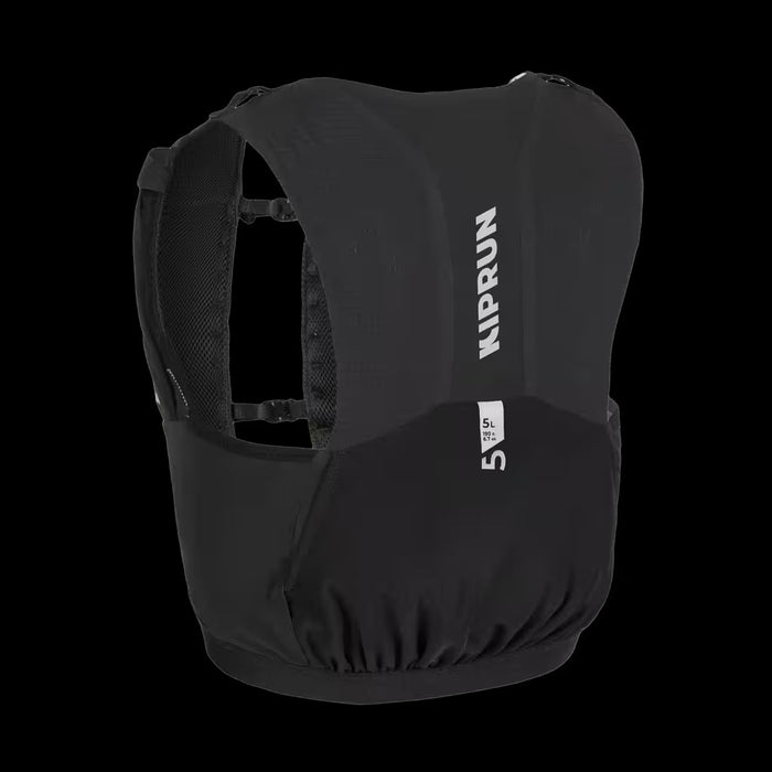 KIPRUN (キプラン)トレイルランニング ユニセックス ベスト 競技用 ウォーターボトルホルダー付き 900 RACE - 5L - BLACK