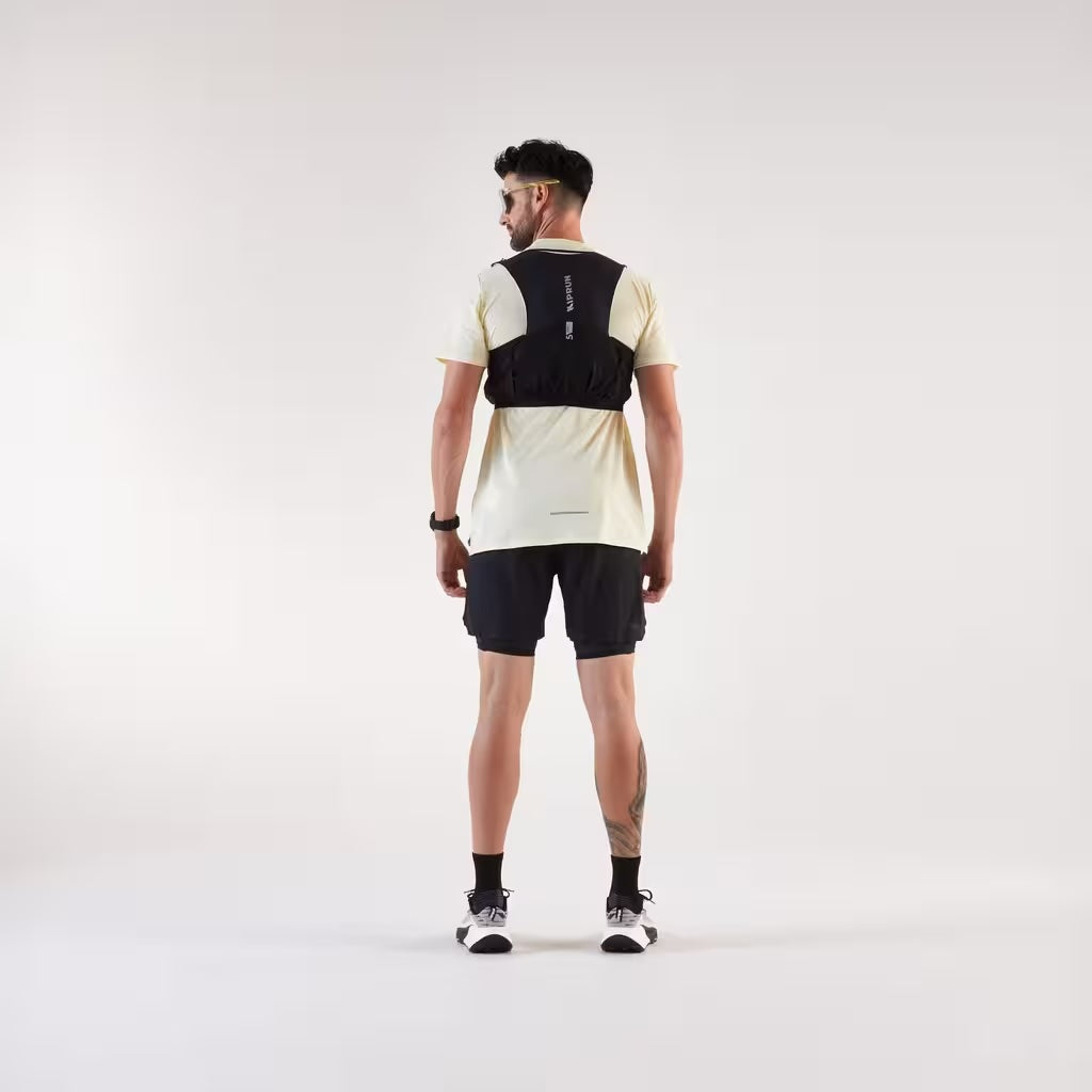 KIPRUN (キプラン)トレイルランニング ユニセックス ベスト 競技用 ウォーターボトルホルダー付き 900 RACE - 5L - BLACK