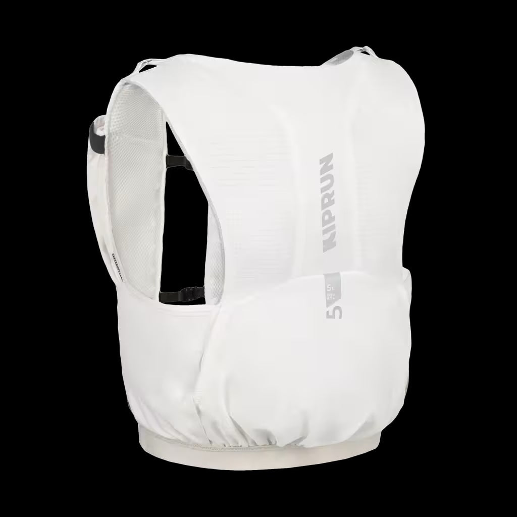 KIPRUN (キプラン)トレイルランニング ユニセックス ベスト 競技用 ウォーターボトルホルダー付き 900 RACE - 5L - WHITE