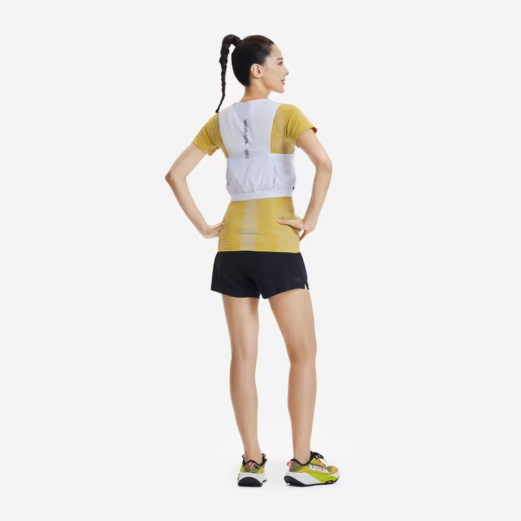 KIPRUN (キプラン)トレイルランニング ユニセックス ベスト 競技用 ウォーターボトルホルダー付き 900 RACE - 5L - WHITE