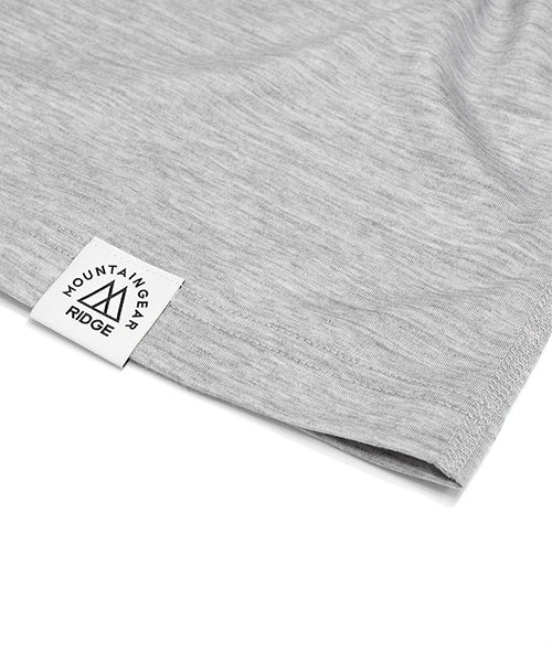 Merino Basic Tee Long Sleeve Moss Grey – CONNECTED