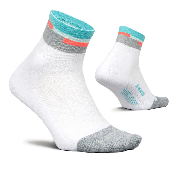 Elite Light Cushion Quarter- Aquatic White