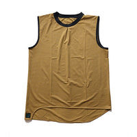 Mountain Pass top Sleeve_Less Yellow ocher