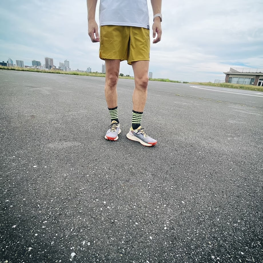 F&M ACTIVE SHORTS 06 - マスタードイエロー