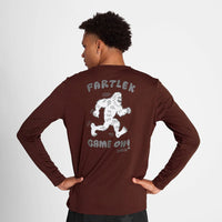 ランニングTシャツ（ロングスリーブ） STATEMENT PACE LONG SLEEVE - RED [メンズ]