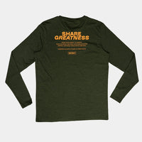 ランニングTシャツ（ロングスリーブ） STATEMENT PACE LONG SLEEVE - GREEN [メンズ]