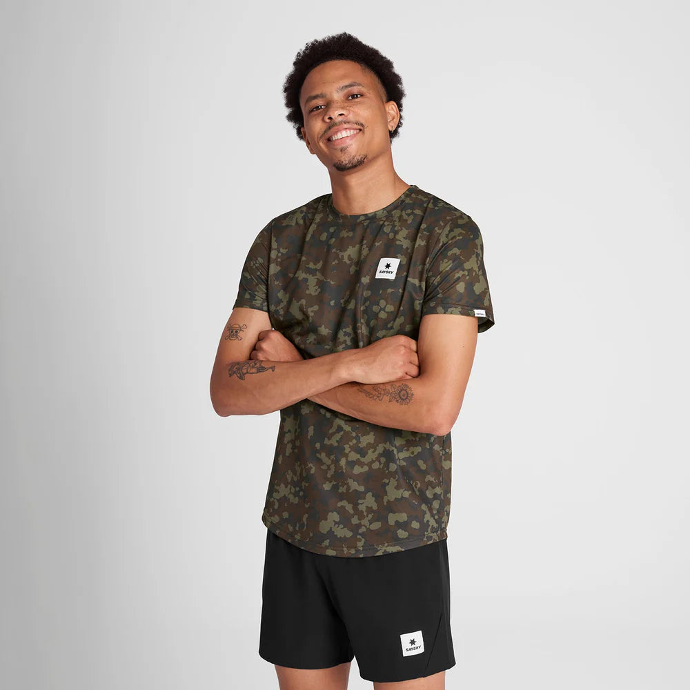 ランニングTシャツ  Camo Combat T-shirt - Brown Aop [メンズ]