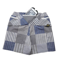 STRIPE PW MIDDLE SHORTS - BLACK -