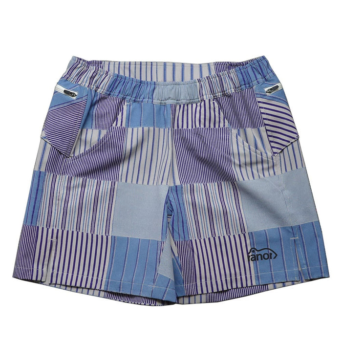 STRIPE PW MIDDLE SHORTS - BLUE -