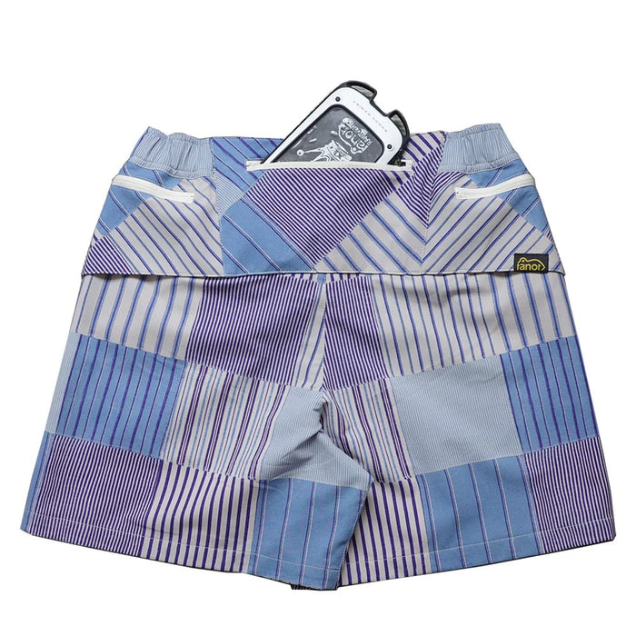STRIPE PW MIDDLE SHORTS - BLUE -