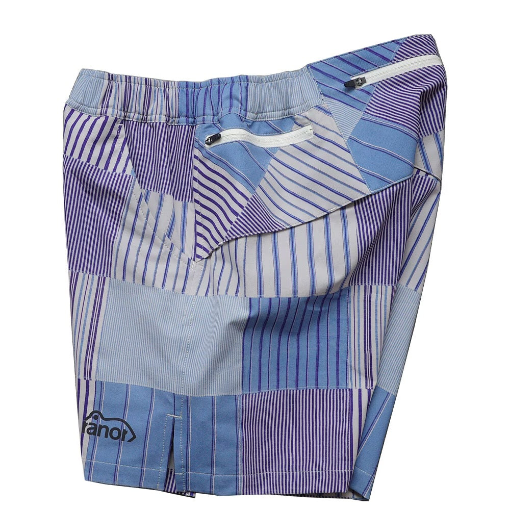 STRIPE PW MIDDLE SHORTS - BLUE -