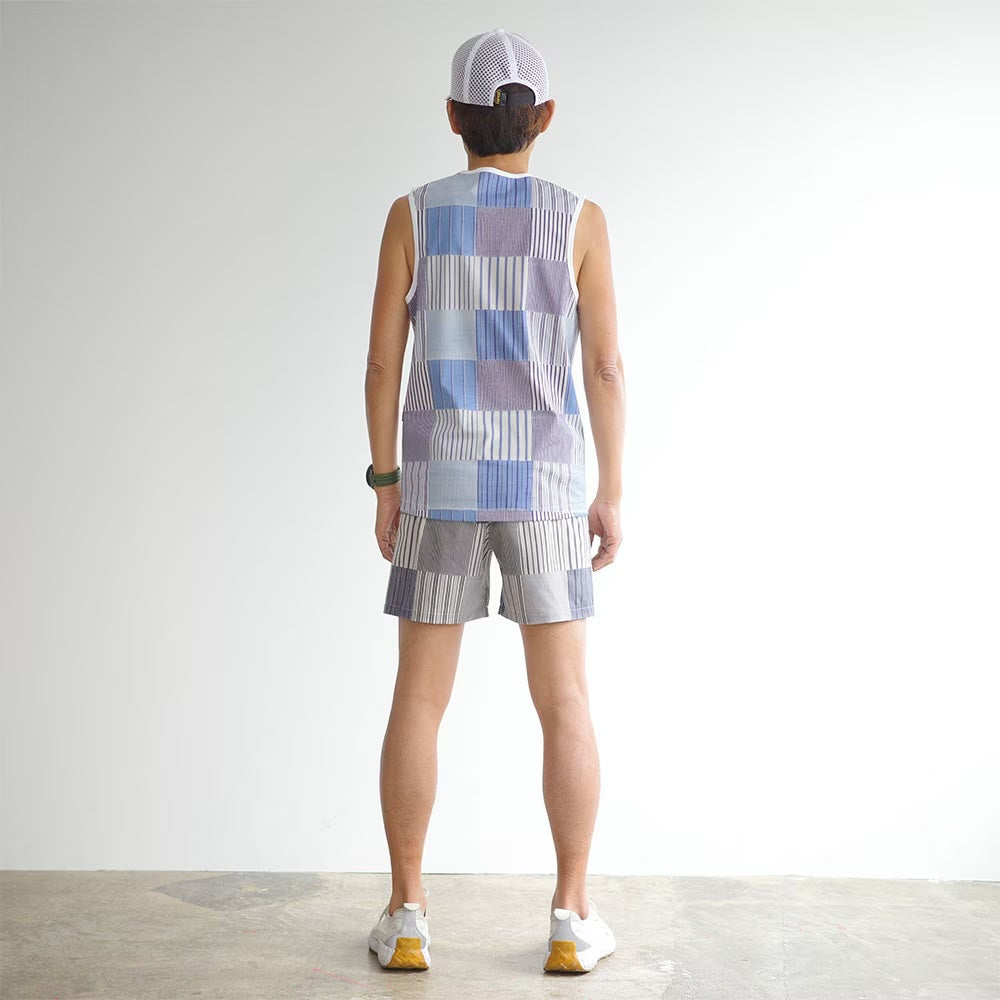STRIPE PW NOSLEEVE - BLUE -