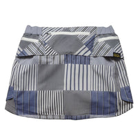 STRIPE PW SKIRT - BLACK -