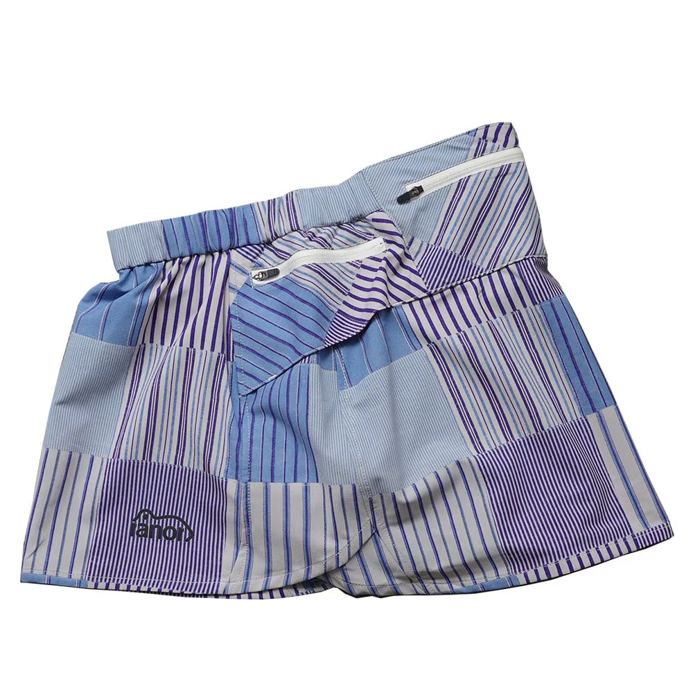 STRIPE PW SKIRT - BLUE -