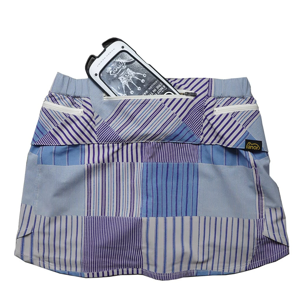 STRIPE PW SKIRT - BLUE -