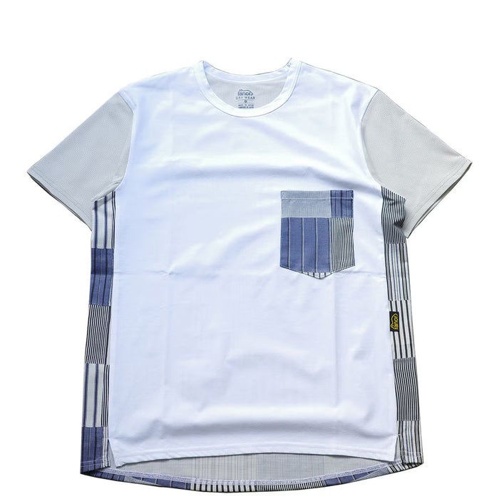 STRIPE PW T-SHIRT - BLACK -
